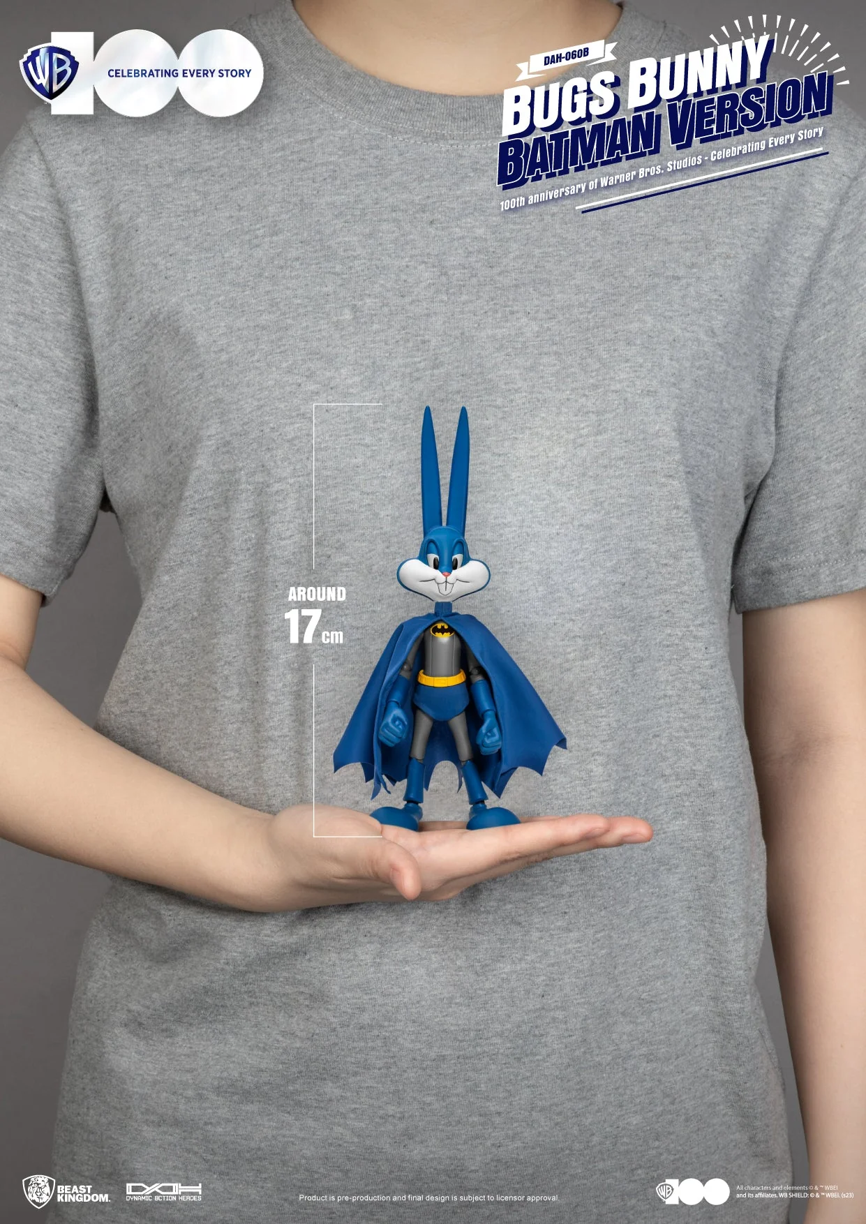 Beast Kingdom Dynamic Action Heroes 100th Anniversary of Warner Bros Studios: Bugs Bunny Batman - Image 6