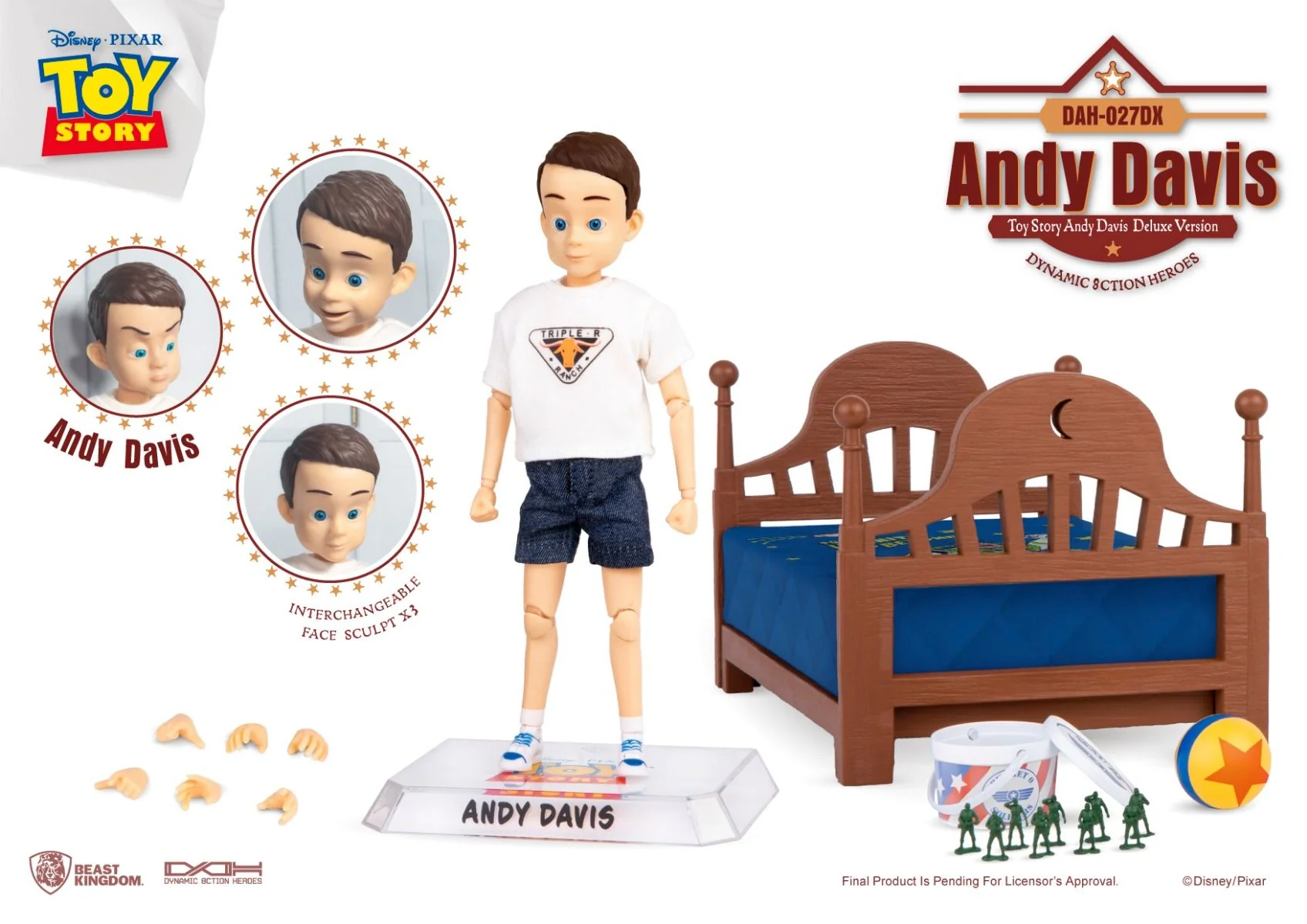 Beast Kingdom Dynamic Action Heroes Toy Story Deluxe Version Andy Davis - Image 5