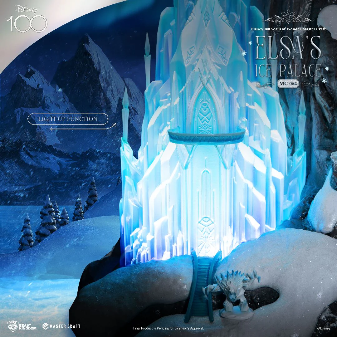 Beast Kingdom Master Craft Disney 100 Years of Wonder Frozen Elsas Ice Palace - Image 2