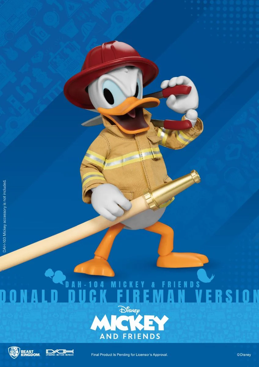 Beast Kingdom Mickey and Friends Series Fireman Version: Donald Duck - Image 2