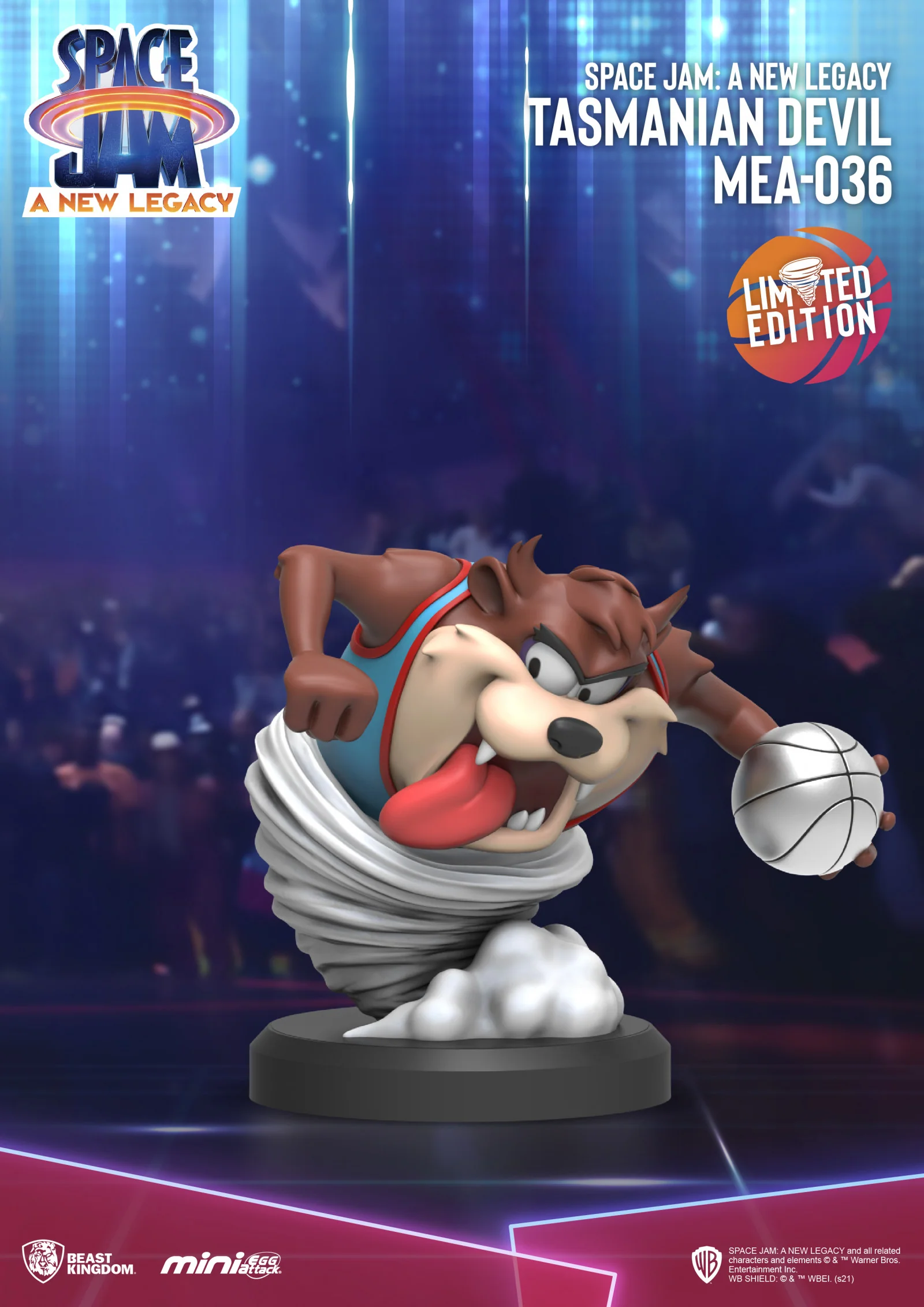 Beast Kingdom Mini Egg Attack Space Jam: A New Legacy Limited Edition Tasmanian Devil