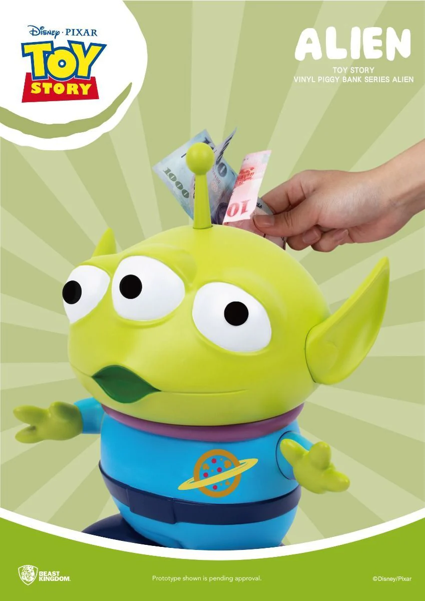 Beast Kingdom Toy Story Alien Large Vinyl Piggy Bank - Image 6