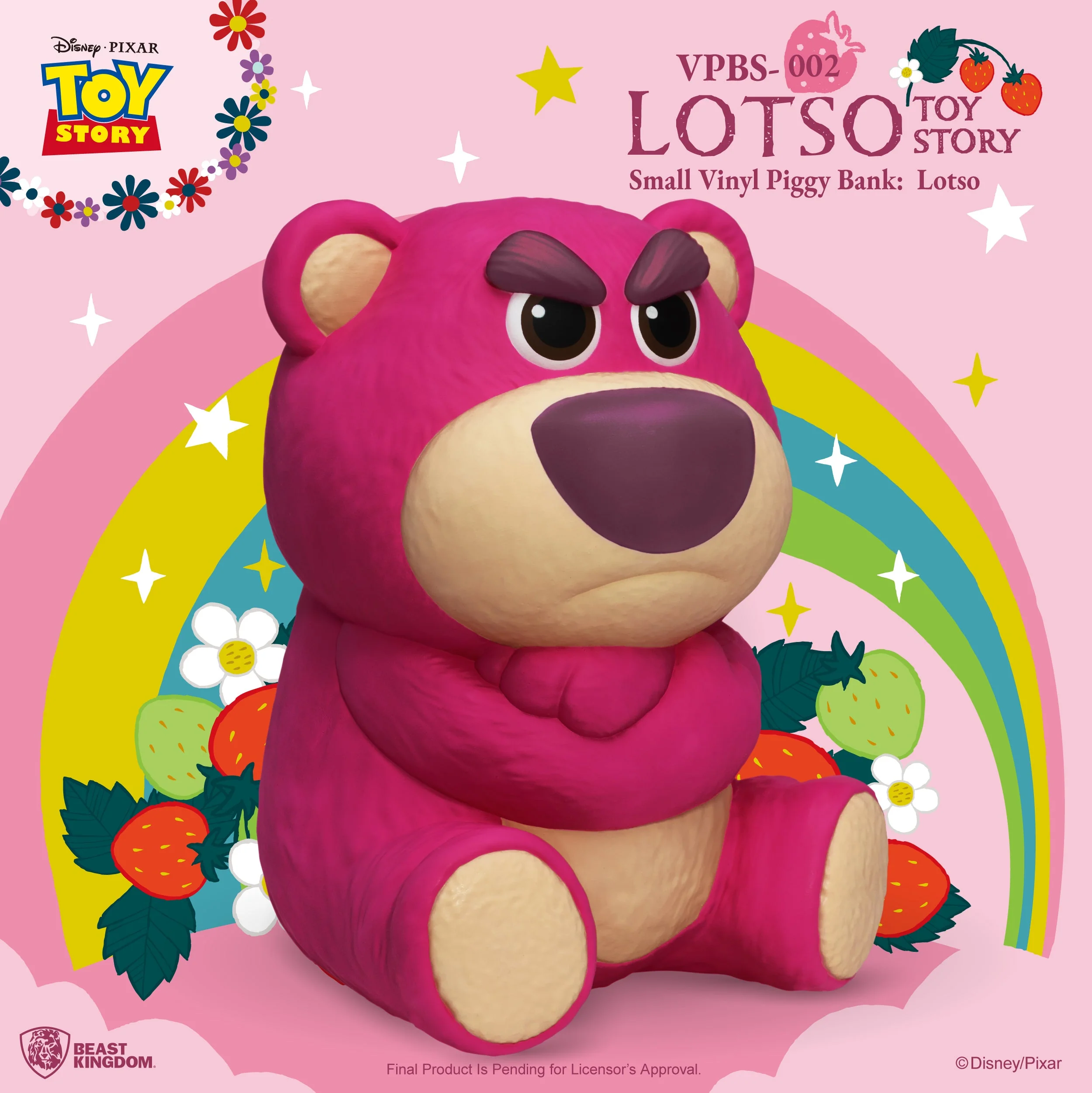 Beast Kingdom Toy Storys Small Vinyl Piggy Bank: Lotso - Image 2