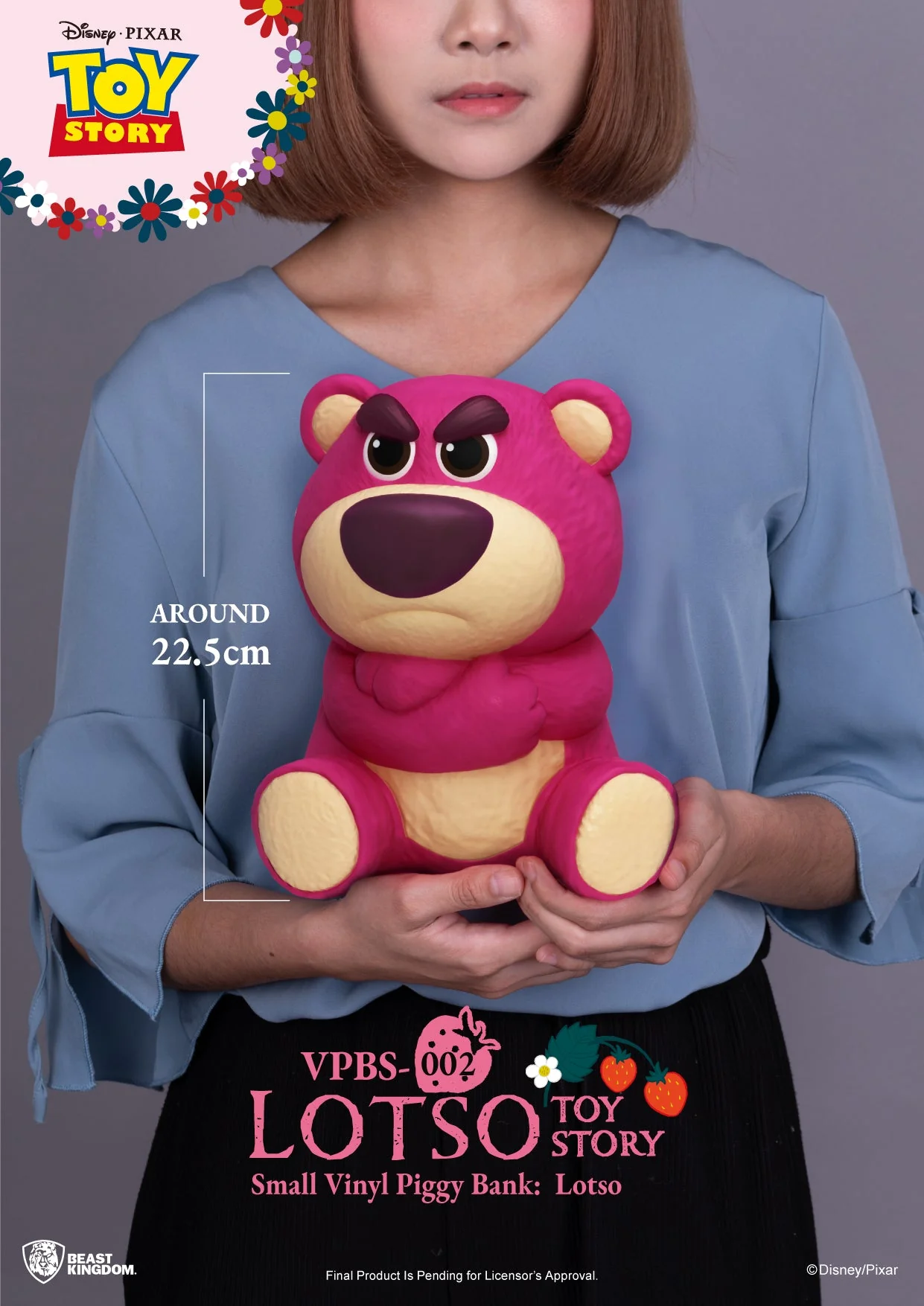 Beast Kingdom Toy Storys Small Vinyl Piggy Bank: Lotso - Image 4