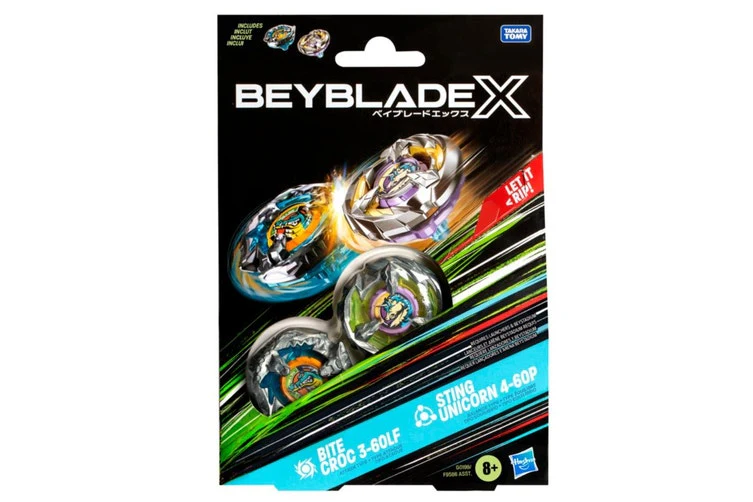 Beyblade - X - Dual Pack - Assortment - Bite Croc 3-60F - Sting Unicorn 4-60P