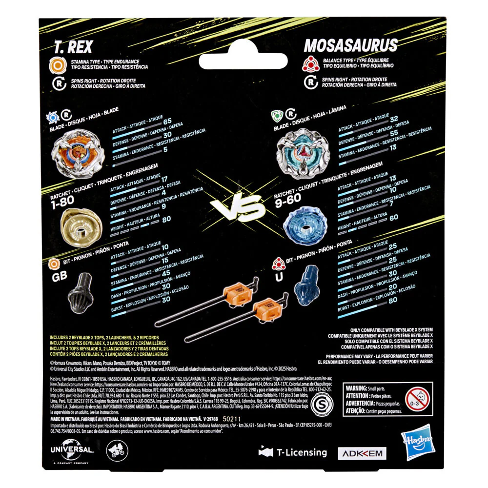 Beyblade X - Jurassic World - T.Rex Vs Mosasaurus - Image 2