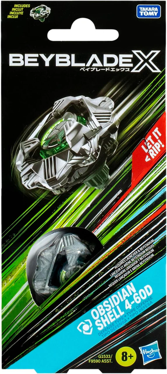 Beyblade X - Obsidian Shell 4-60D