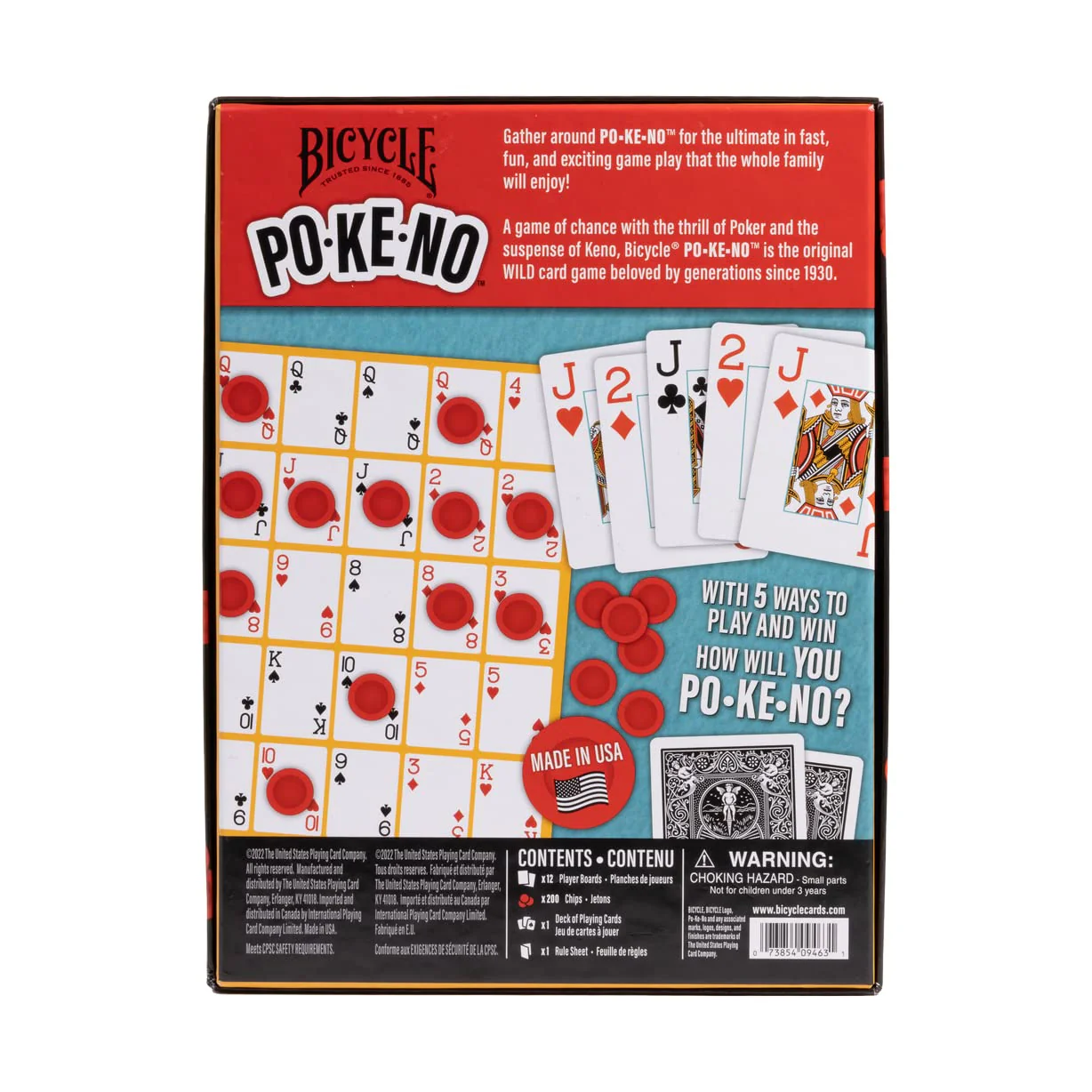 Bicycle Pokeno The Original Wild Card Game - Image 2