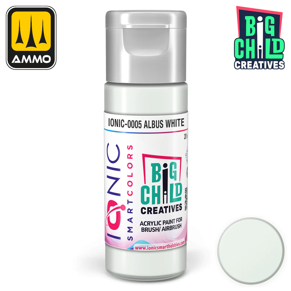 Big Child Creatives Ionic Smart Colors Acrylic Paint 20ml - Albus White