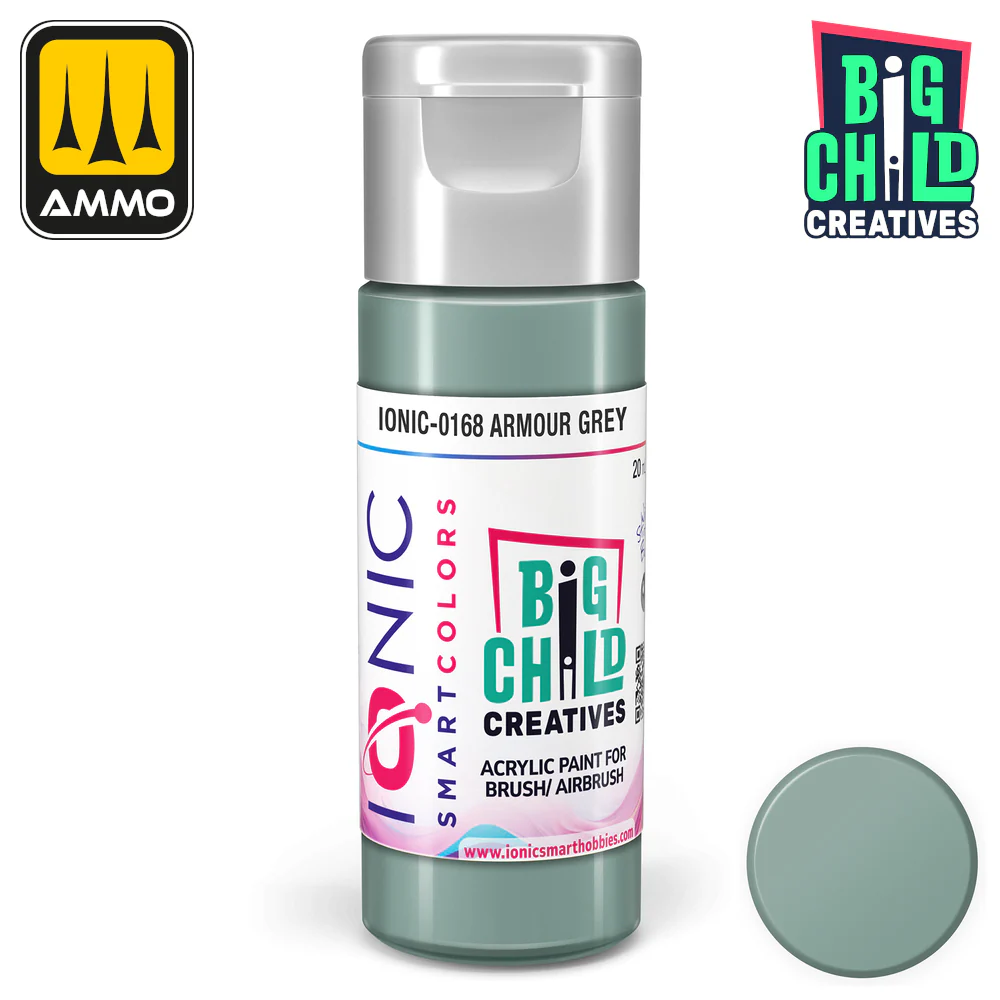 Big Child Creatives Ionic Smart Colors Acrylic Paint 20ml - Armour Grey