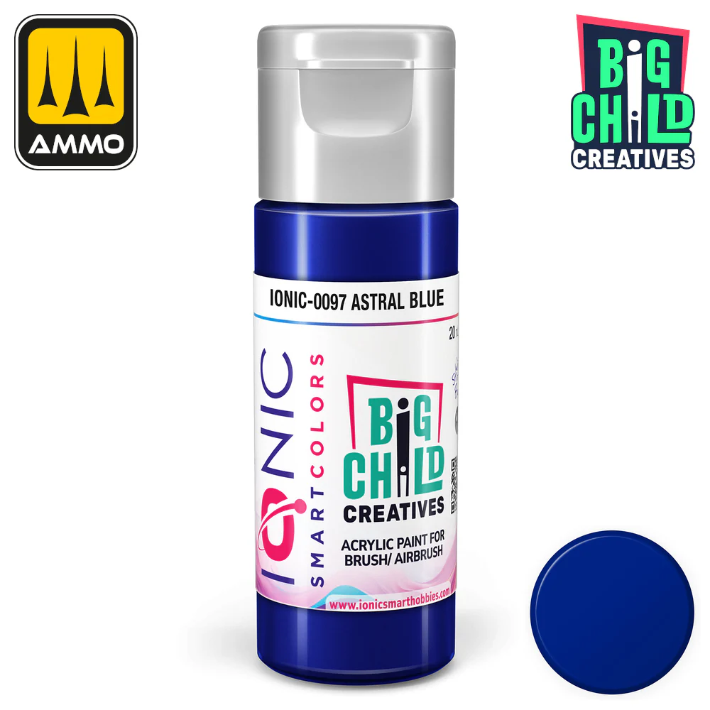 Big Child Creatives Ionic Smart Colors Acrylic Paint 20ml - Astral Blue
