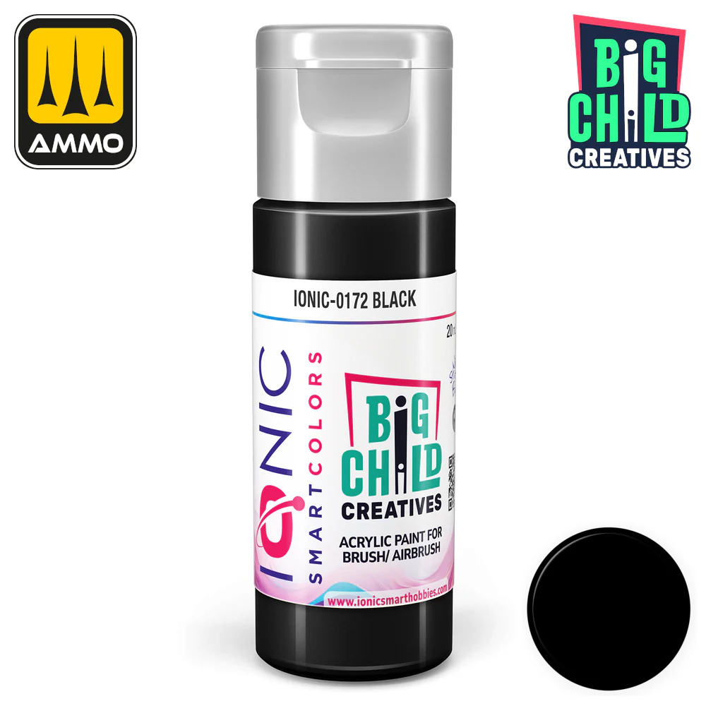 Big Child Creatives Ionic Smart Colors Acrylic Paint 20ml - Black