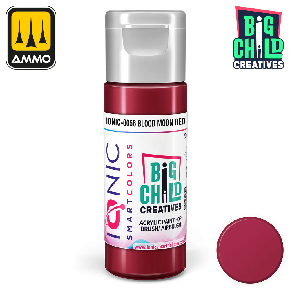 Big Child Creatives Ionic Smart Colors Acrylic Paint 20ml - Blood Moon Red