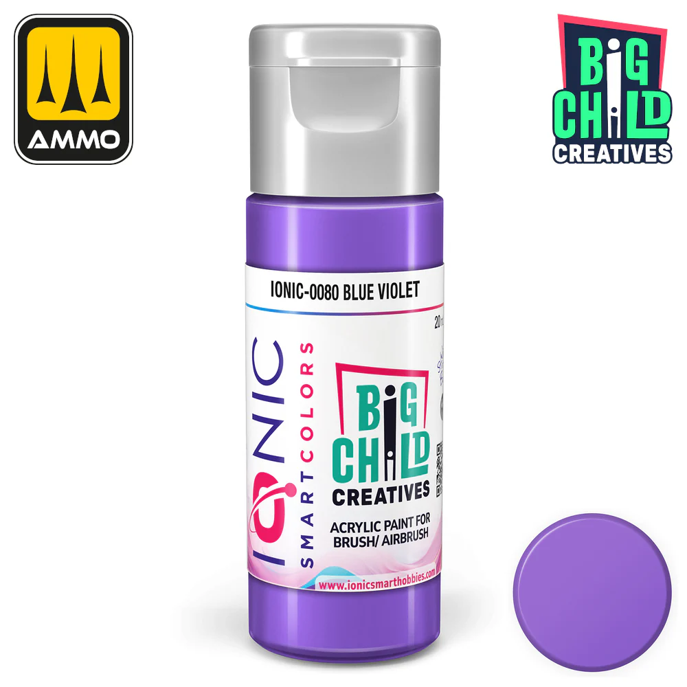 Big Child Creatives Ionic Smart Colors Acrylic Paint 20ml - Blue Violet