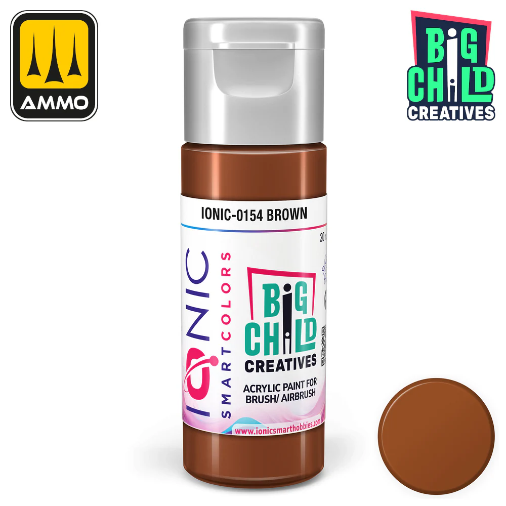 Big Child Creatives Ionic Smart Colors Acrylic Paint 20ml - Brown