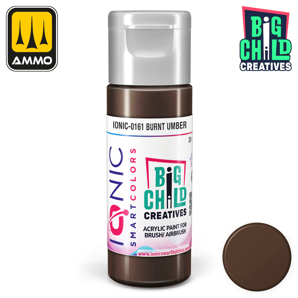Big Child Creatives Ionic Smart Colors Acrylic Paint 20ml - Burnt Umber