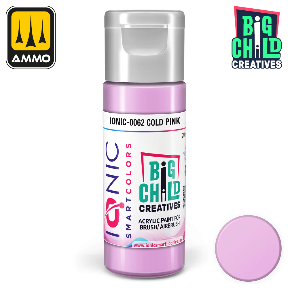 Big Child Creatives Ionic Smart Colors Acrylic Paint 20ml - Cold Pink