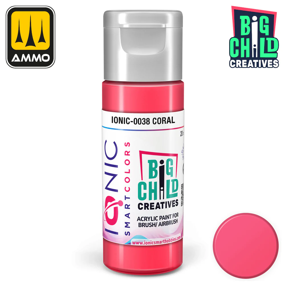 Big Child Creatives Ionic Smart Colors Acrylic Paint 20ml - Coral
