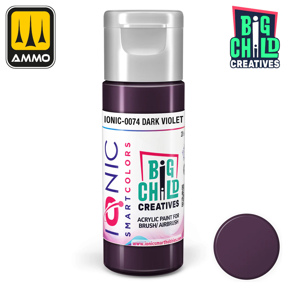 Big Child Creatives Ionic Smart Colors Acrylic Paint 20ml - Dark Violet