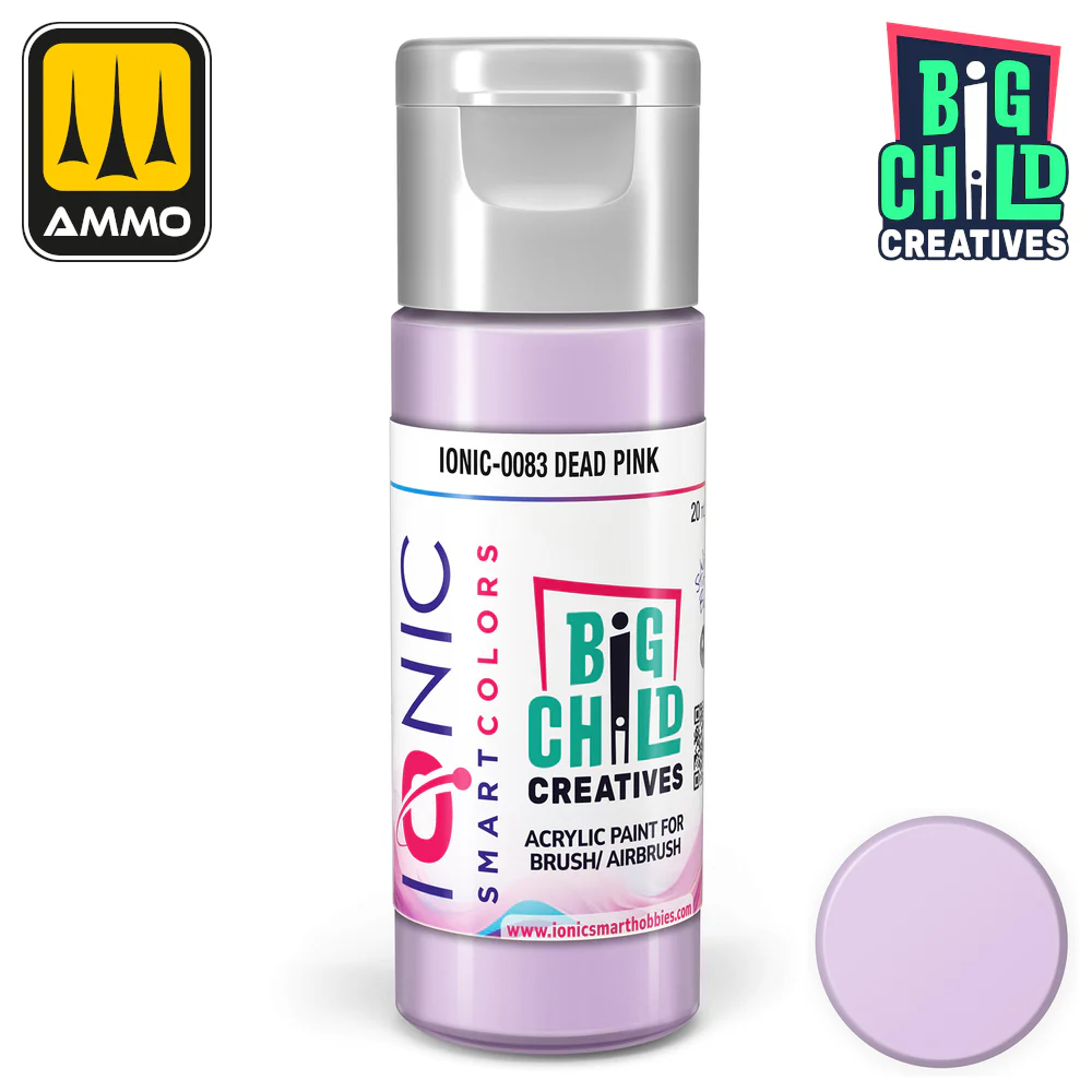 Big Child Creatives Ionic Smart Colors Acrylic Paint 20ml - Dead Pink
