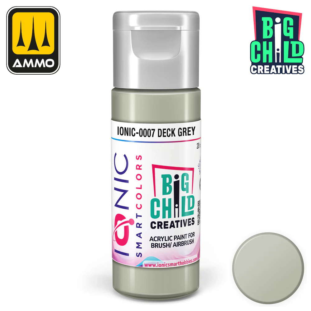 Big Child Creatives Ionic Smart Colors Acrylic Paint 20ml - Deck Grey