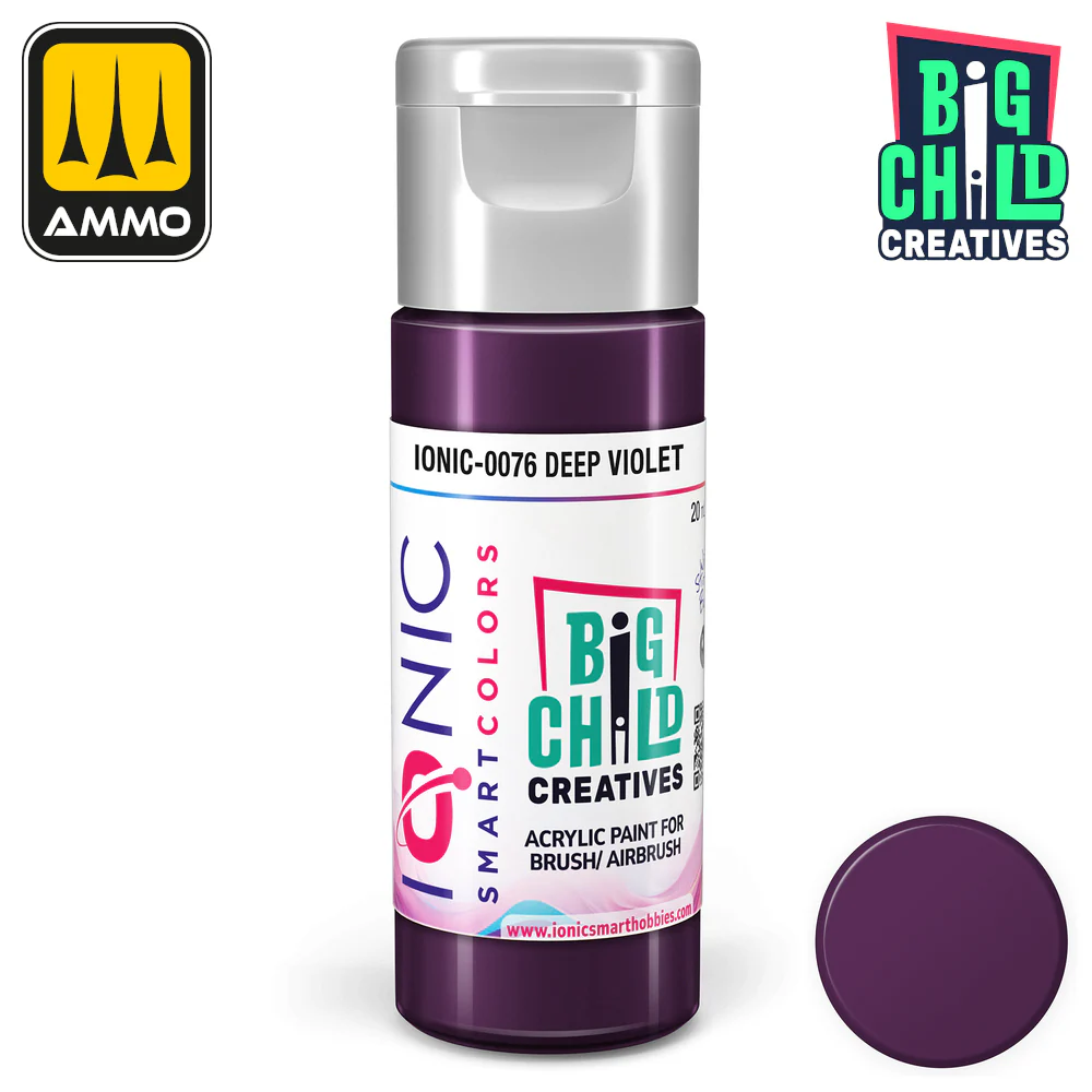 Big Child Creatives Ionic Smart Colors Acrylic Paint 20ml - Deep Violet