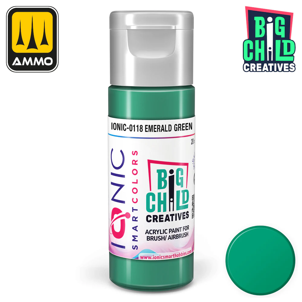 Big Child Creatives Ionic Smart Colors Acrylic Paint 20ml - Emerald Green