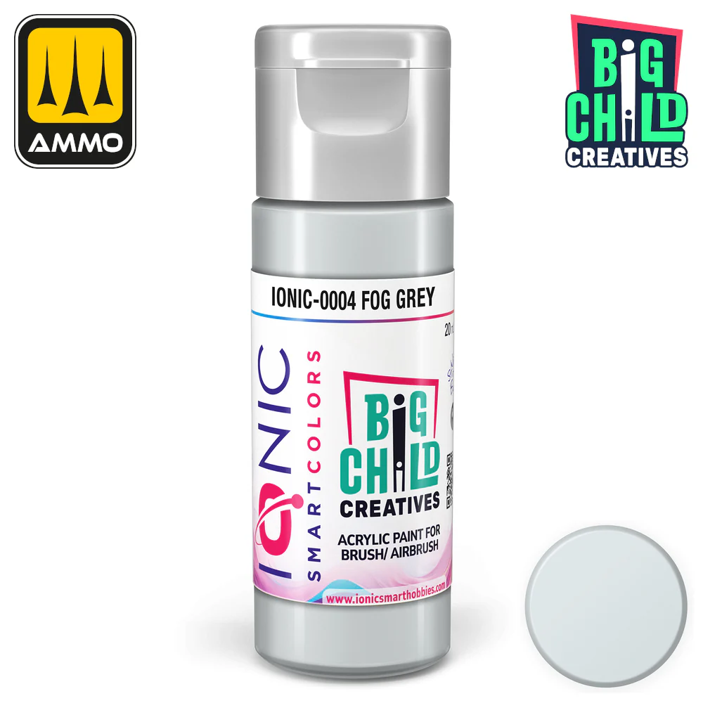 Big Child Creatives Ionic Smart Colors Acrylic Paint 20ml - Fog Grey