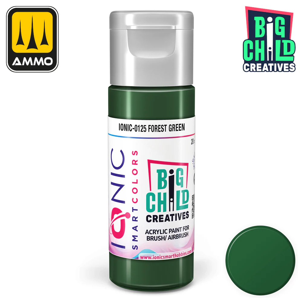 Big Child Creatives Ionic Smart Colors Acrylic Paint 20ml - Forest Green