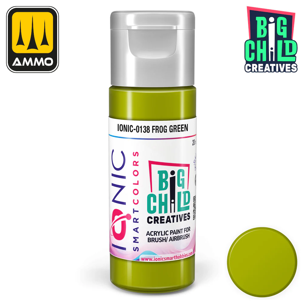 Big Child Creatives Ionic Smart Colors Acrylic Paint 20ml - Frog Green