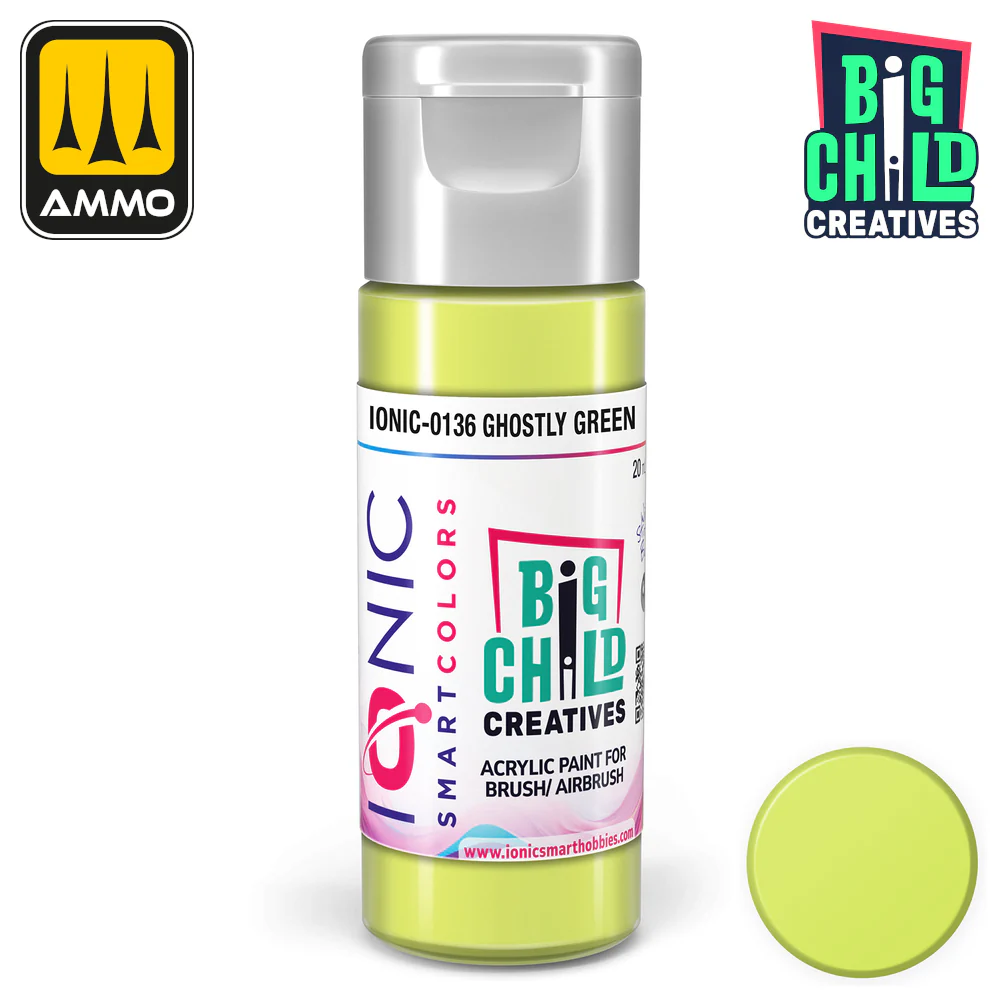 Big Child Creatives Ionic Smart Colors Acrylic Paint 20ml - Ghostly Green
