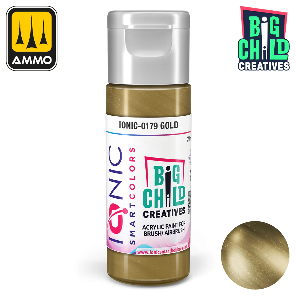 Big Child Creatives Ionic Smart Colors Acrylic Paint 20ml - Gold
