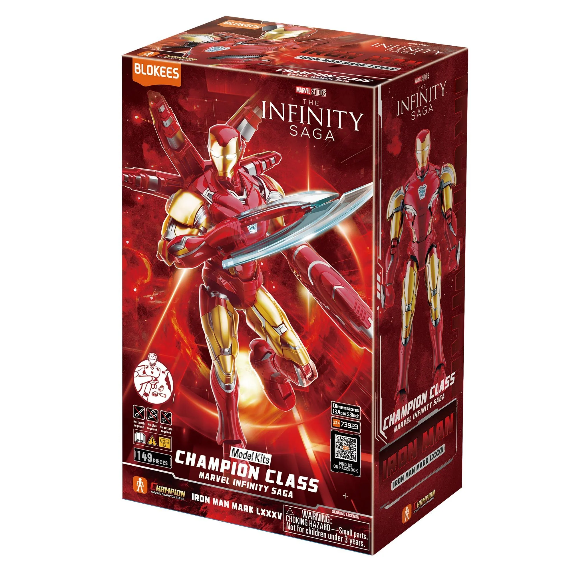 Blokees Figures - Marvel Heros - Championclass(CC01) Iron Man MK85