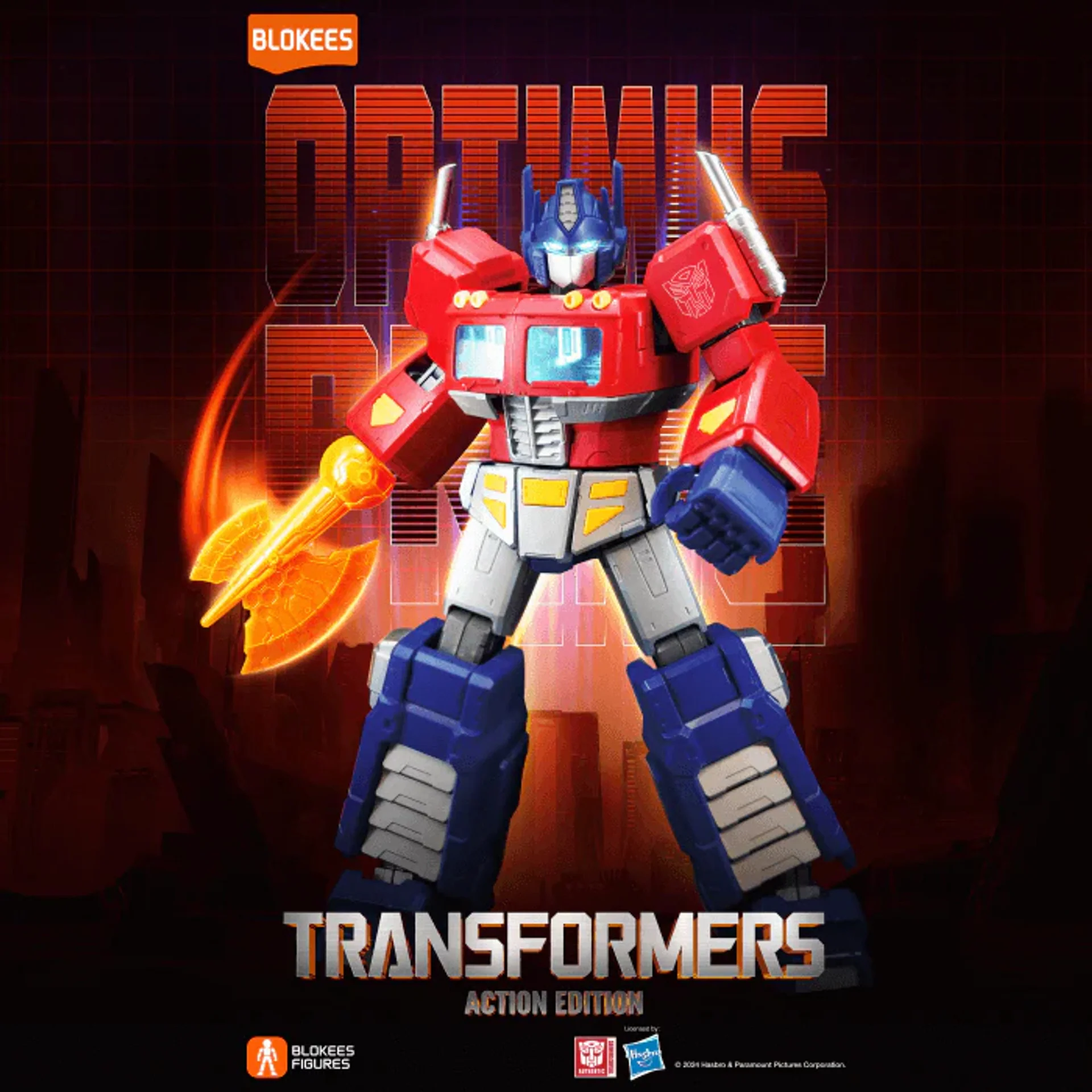 Blokees - Transformers - Model Kit - AE01 G1 Optimus Prime- Action Class - Image 2