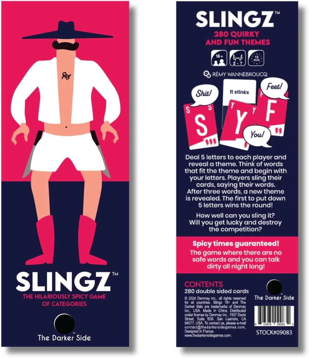Blue Orange Games Slingz 18+ Card Game (Spicy Version) - Image 2