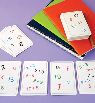 Blue Orange Games Super Genius Addition Card Game - Image 3
