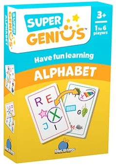 Blue Orange Games Super Genius Alphabet Card Game