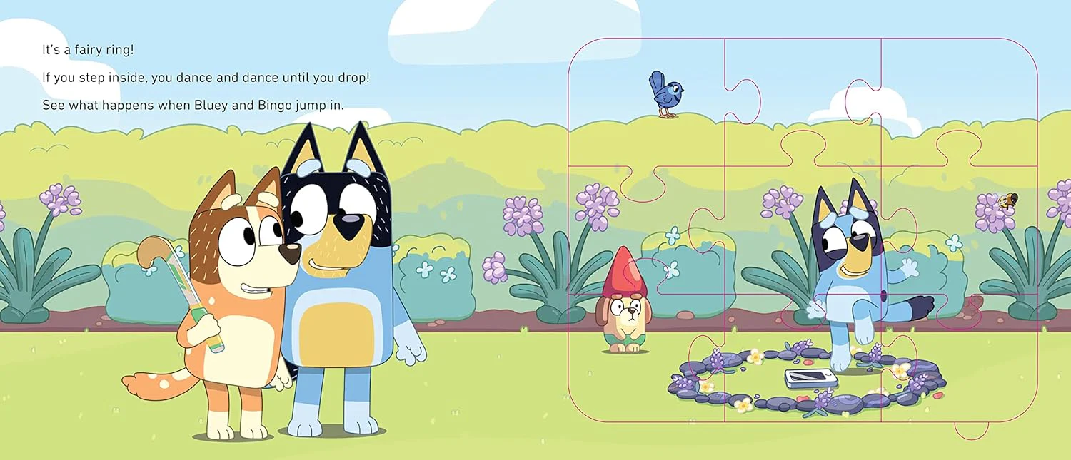 Bluey: A Jigsaw Puzzle Book