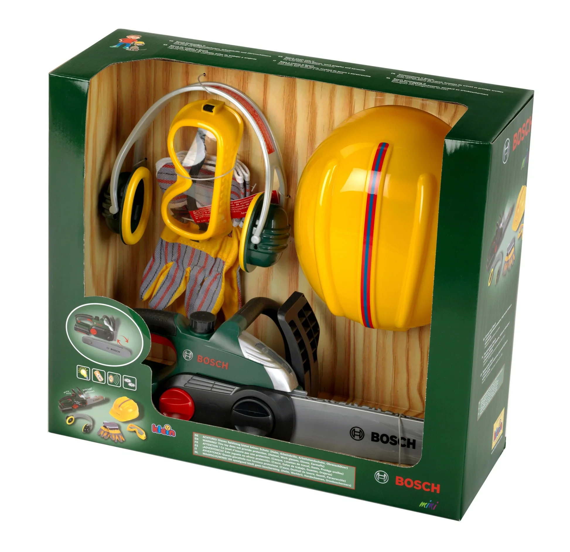 Bosch Chain Saw, Helmet & Accessories