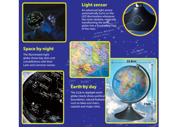 Brainstorm Toys - 2 in 1 Globe: Earth and Constellations - Image 2