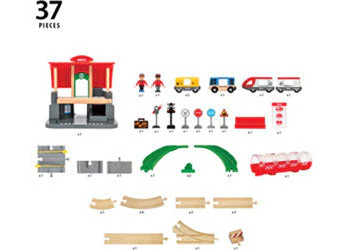 BRIO - Central Station Set 37 Pieces - Image 2