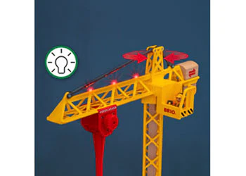 BRIO - Construction Crane w Lights 5 Pieces - Image 6