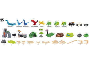 BRIO - Dinosaur Deluxe Set 45 Pieces - Image 3