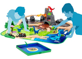 BRIO - Dinosaur Deluxe Set 45 Pieces - Image 4