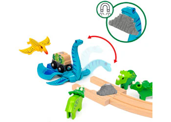BRIO - Dinosaur Deluxe Set 45 Pieces - Image 5