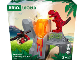 BRIO - Dinosaur Erupting Volcano 5 Pieces