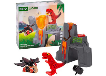 BRIO - Dinosaur Erupting Volcano 5 Pieces - Image 2