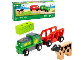 BRIO - Farm Battery Train - Image 3