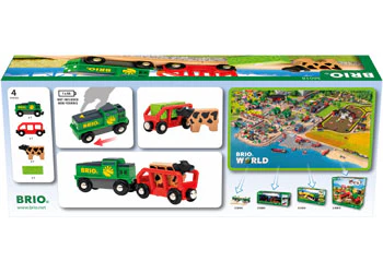 BRIO - Farm Battery Train - Image 7