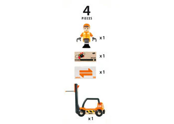 BRIO - Forklift 4 Pieces - Image 3